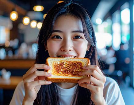 モーニングはトースト モーニングはトーストの写真