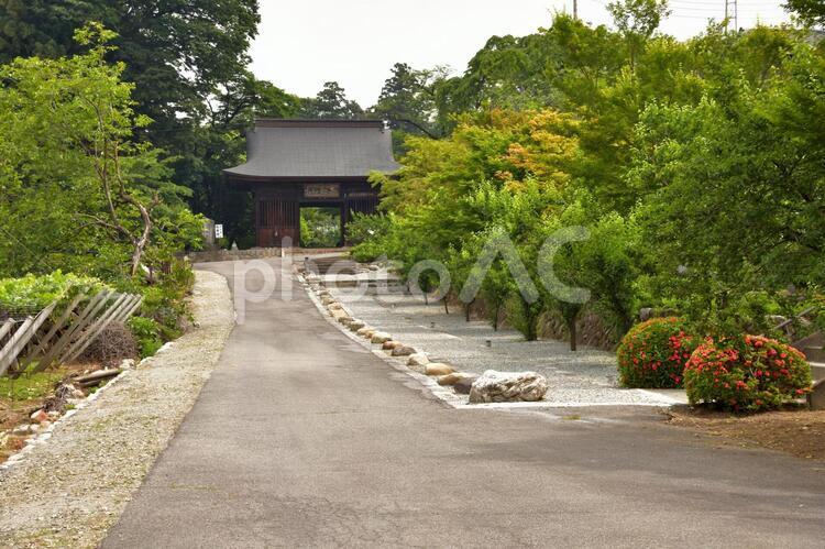 山梨県甲州市　放光寺 放光寺,山梨,甲州市の写真素材