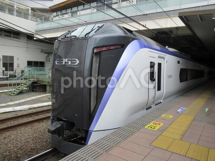 中央本線　中央線　特急　かいじ 電車,乗り物,特急の写真素材