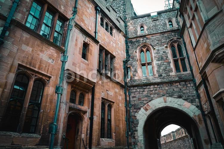ウィンザー城の内装風景 ウィンザー城,イギリス,歴史的建築物の写真素材