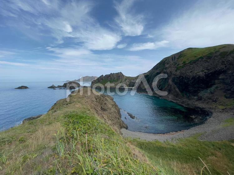 北海道　礼文島　澄海岬 北海道,礼文島,澄海岬の写真素材