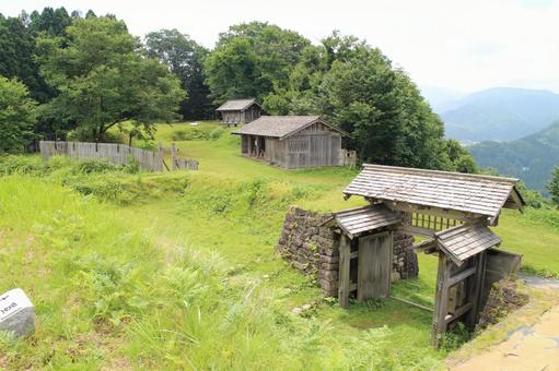 鳥越城4 鳥越城4 鳥越城,城址,続日本100名城の写真素材