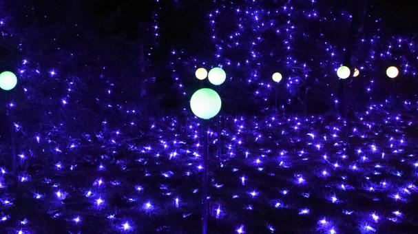 虹の郷　イルミネーション イルミネーション,クリスマス,夜景の写真素材