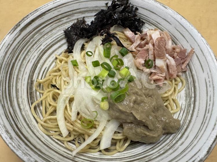 ラーメン 蟹味噌和え玉,和え玉,替え玉の写真素材