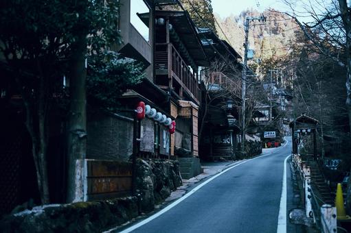 貴船の町並み 貴船の町並み,貴船,京都の写真素材