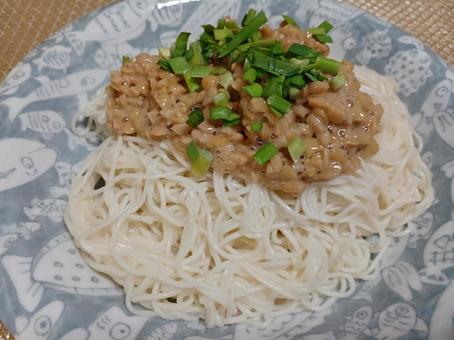 納豆素麺 納豆素麺の写真