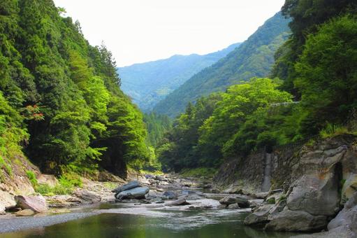 徳島県-祖谷川 徳島県-祖谷川 祖谷川,祖谷渓,川の写真素材