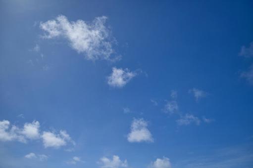 青空と雲 青空と雲の写真