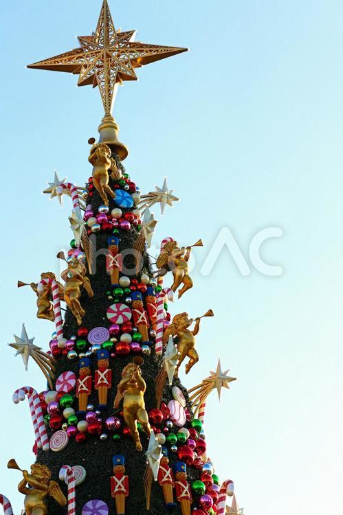 イメージ素材　クリスマスツリー　オーナメント　飾り　装飾 クリスマスイブ,プレゼント,１２月の写真素材