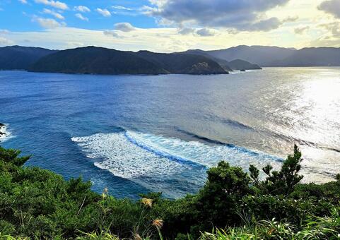 奄美大島　宮古崎から 奄美大島,奄美,宮古崎の写真素材