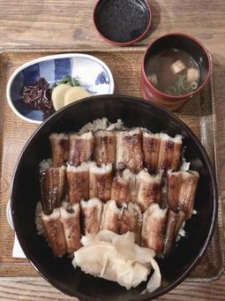 あなごめし あなごめし あなごめしうえの,宮島口本店,あなごめしの写真素材