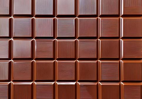 直線模様が映えるチョコレート壁面 直線模様が映えるチョコレート壁面の写真