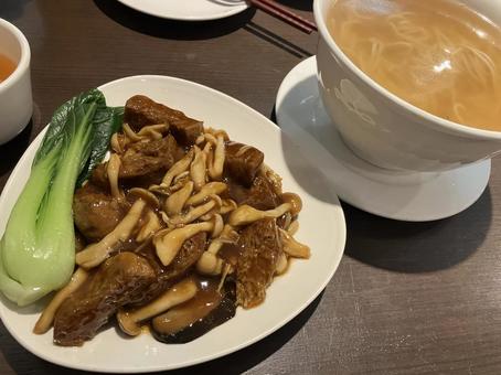 食べ物 食事,青梗菜,台湾料理の写真素材