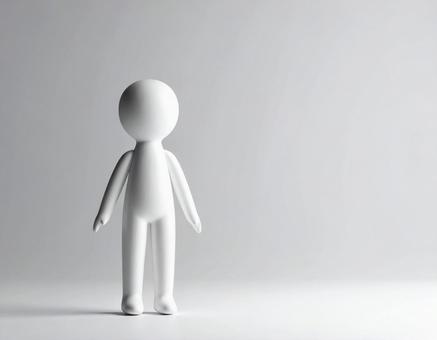 白い人形 白い人形の写真