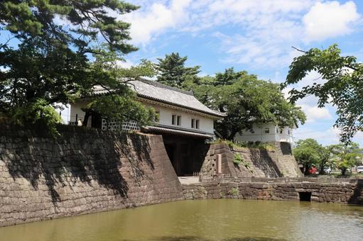 新発田城・本丸表門(国重文)、新潟県 新発田城・本丸表門(国重文)、新潟県 新発田城,本丸表門,重要文化財の写真素材