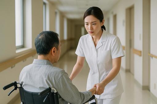 患者搬送看護師 患者搬送看護師の写真