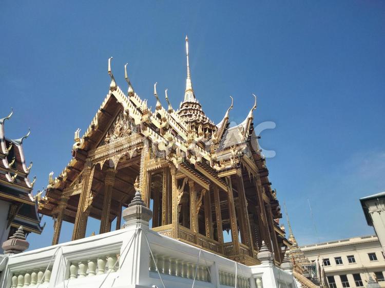 タイ　バンコクの仏教寺院 タイ,バンコク,仏教寺院の写真素材