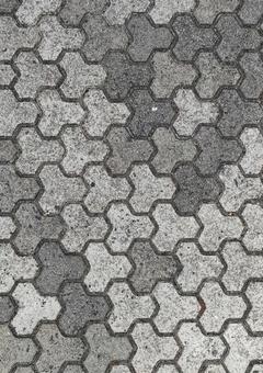 幾何学模様のタイル 幾何学模様のタイル 幾何学模様,タイル,地面の写真素材