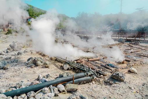 【長崎】雲仙地獄 湯けむり 【長崎】雲仙地獄 湯けむりの写真