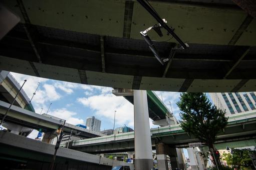 Expressway in Shinmachi, Nishi Ward, JPG Expressway in Shinmachi, Nishi Ward, JPG