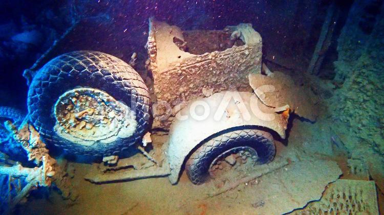 S.S.Thistlegormレッドシー thistlegorm,スキューバダイビング,魚類の写真素材