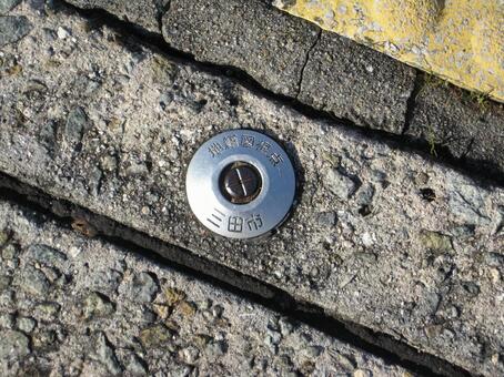 地籍図根点 地籍図根点,測量,基準点の写真素材