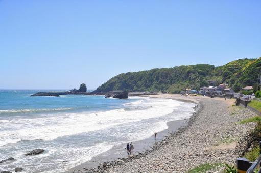 静岡 砂浜 海岸 静岡 砂浜 海岸 海,海岸,静岡県の写真素材