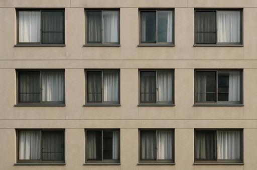 建物の窓 建物の窓の写真