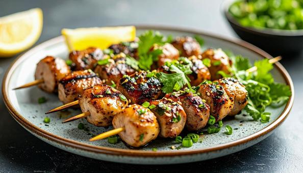 焼き鳥 焼き鳥の写真
