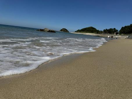 波引き 波引き 河川,自然,流れの写真素材