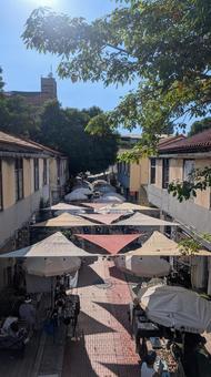 審計新村（縦の写真） 台湾,台中,taiwanの写真素材