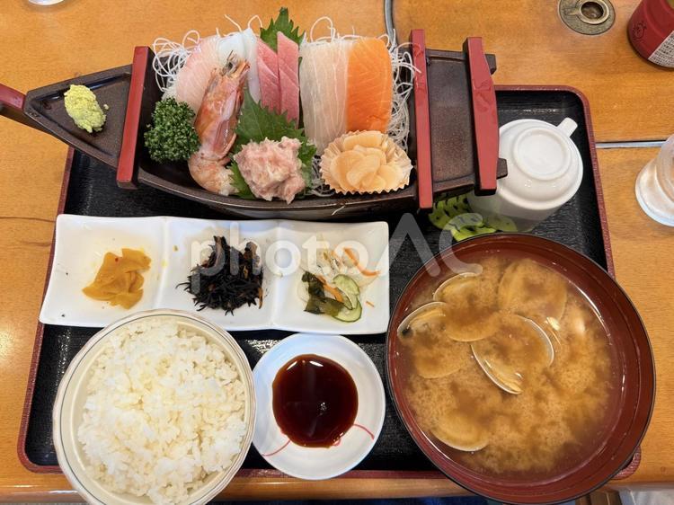 刺身定食 刺身定食,刺し身,定食の写真素材