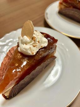 素敵なタルトタタン② りんごケーキ,アップルパイ,タルトタタンの写真素材