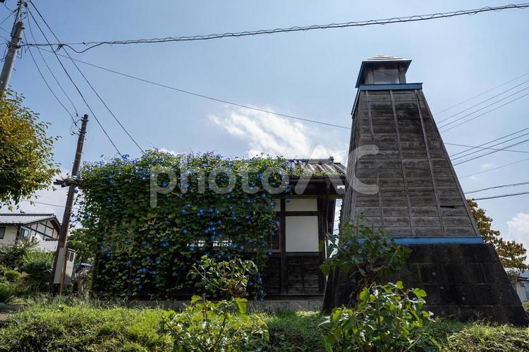 水車小屋周辺の景色 赤石集落,水車小屋,群馬県の写真素材