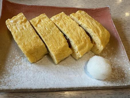 Eel and egg roll, JPG
