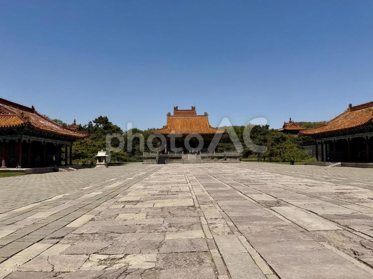 昭陵の王宮 北陵公園,中国,海外の写真素材
