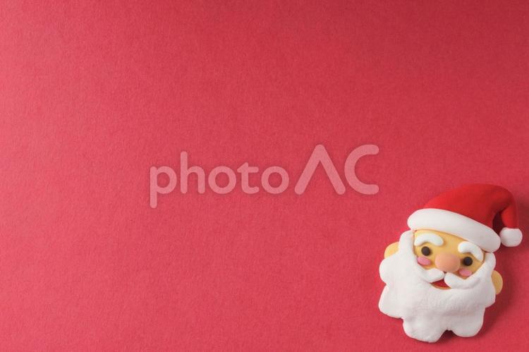 クリスマス7　フレーム　サンタ　赤 クリスマス,クリスマスイメージ,サンタクロースの写真素材