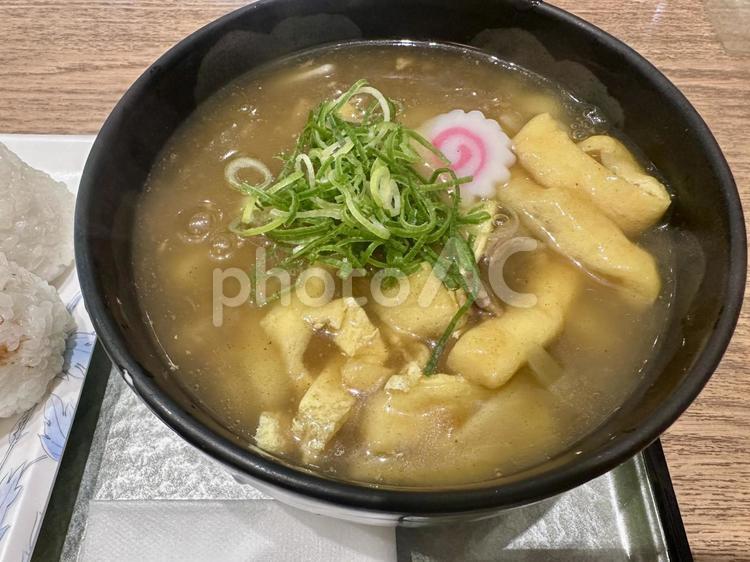カレーきしめん定食 カレー,きしめん,麺の写真素材