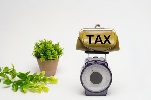 Photo, tax, social insurance materials, heavy taxes, 