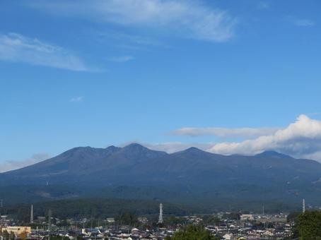 栃木県高原山 高原山,山,遠景の写真素材