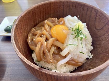 Nishiizu gourmet: Squid bowl, JPG Nishiizu gourmet: Squid bowl, JPG