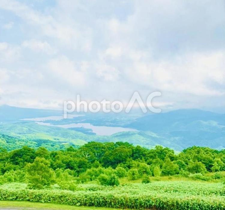 自然に囲まれた風景 風景,自然,空の写真素材