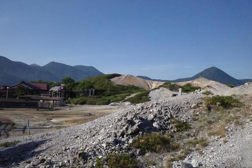 恐山 恐山 恐山,山,霊場の写真素材