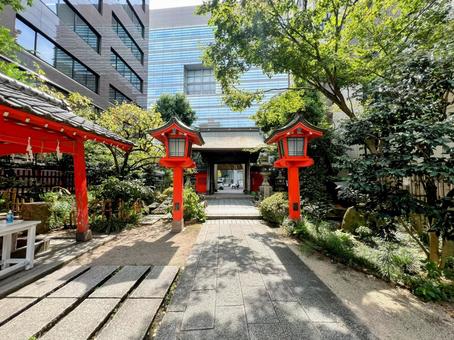 水鏡天満宮 水鏡天満宮 水鏡神社,容見天神,神社の写真素材