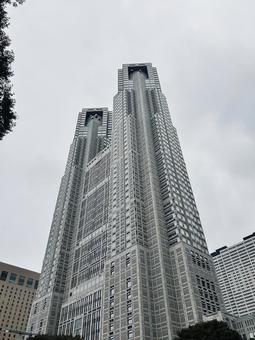 東京都庁 東京都庁 都庁ビル,都庁,ビルの写真素材