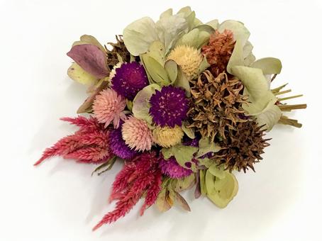 ドライフラワーのミニブーケ 02 ミニブーケ,ドライフラワー,ケイトウの写真素材
