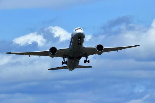 Passenger planes taking off and landing at Osaka International Airport, máy bay, máy bay chở khách, bức vẽ khôi hài, JPG