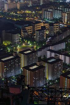 都市夜景 都市夜景の写真