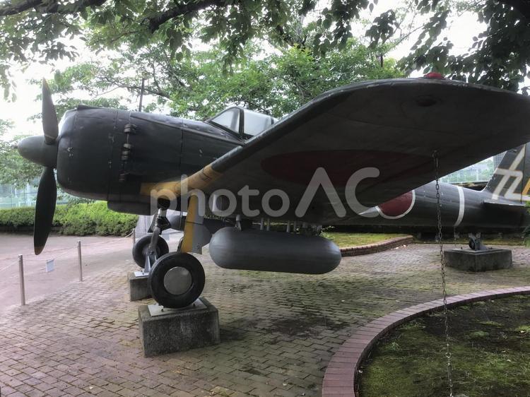 鹿児島知覧特攻記念館の陸軍隼戦闘機 陸軍,隼,一式戦の写真素材