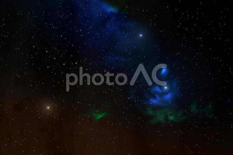 幻想的背景素材　散光星雲と深宇宙 深宇宙,宇宙,散光星雲の写真素材